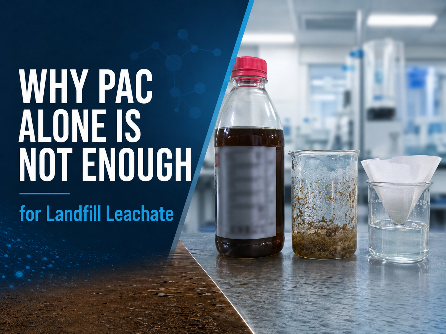 최신 회사 블로그 Why PAC Alone Is Often Not Enough for Dark Landfill Leachate
