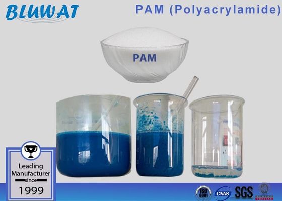 주문 Bluwat 대리인 물 처리를 무리를 짓는 양이온 Polyacrylamide Flocculant 온라인 제품