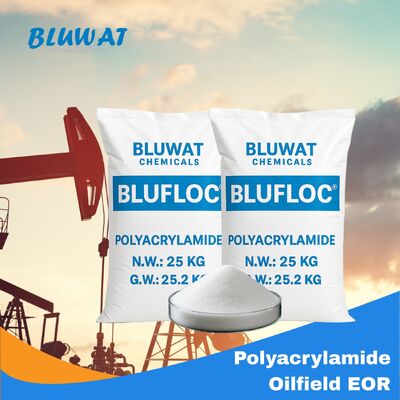 주문 25kg/포장으로 고염도 유전용 500만~2500만 분자량의 내염성 HPAM 중합체 온라인 제품