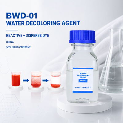 구입하다 50% ~ 55% 고체 함유량 BWD-01 중국에서의 반응 및 분산 염색제 폐수용 물 색소 제거 물질 온라인 제품