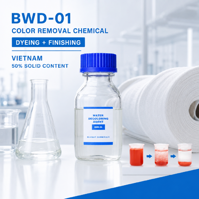 구입하다 BWD-01 베트남의 섬유 염색 및 폐수 완화용 염색 제거 화학물질 온라인 제품