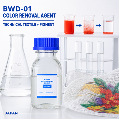 구입하다 BWD-01 일본에서 기술 직물 및 색소 인쇄 폐수용 카티온 색상 제거 물질 온라인 제품