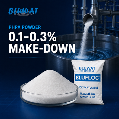 구입하다 PHPA 파우더 0.1-0.3% 용액 농도 온라인 제품