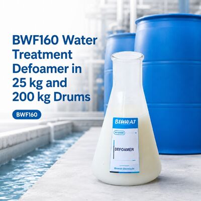 구입하다 BWF160 폐수 하수용 비오닉 실리콘 분비기 50~300ppm 25kg 및 200kg 배구 용량 온라인 제품