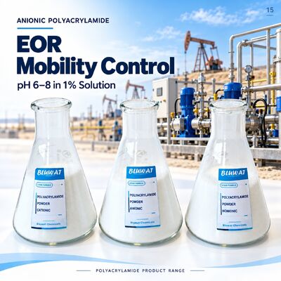 구입하다 Anionic Polyacrylamide APAM pH 6-8 in 1% Solution for EOR Mobility Control in 25kg Kraft Paper Bag 온라인 제품