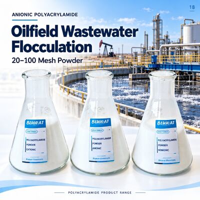구입하다 Anionic Polyacrylamide APAM 20-100 Mesh 89% Minimum Solid Content for Oilfield Wastewater Flocculation 온라인 제품