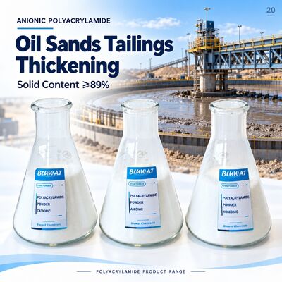 구입하다 Anionic Polyacrylamide APAM 20-100 Mesh 89% Min Solid for Oil Sands Tailings Thickening CAS 9003-05-8 ISO 9001 Manufacturer 750kg Net Big Bag 온라인 제품